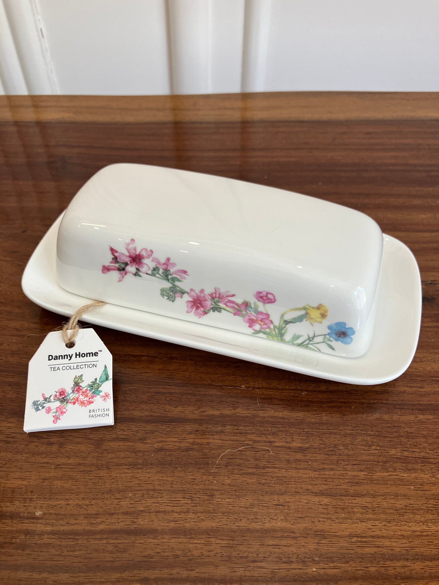 Danny Home Butter Dish Floral 1Pcs