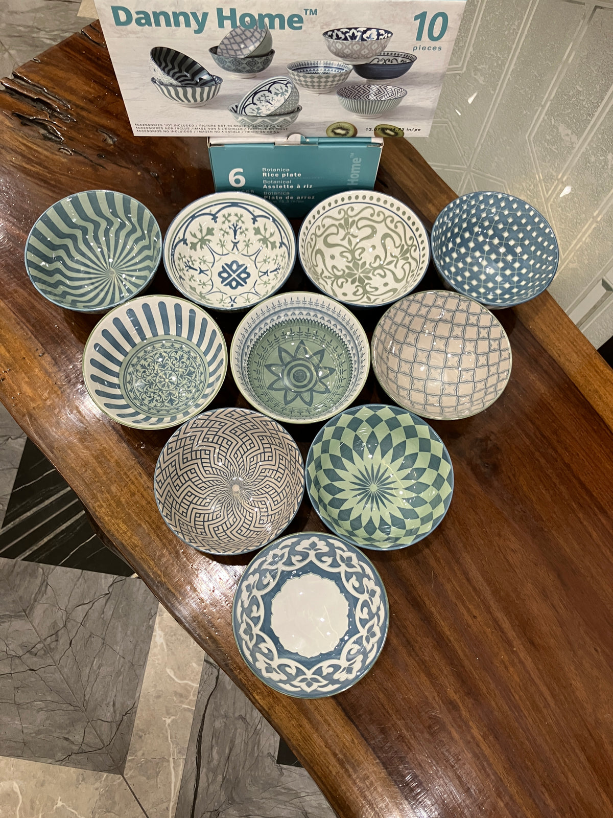 Danny Home Sea Green Sweet Bowl 10Pcs