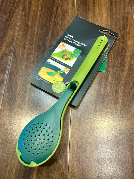 Gusto Flavour-infusing spoon with herb stripper 1Pcs