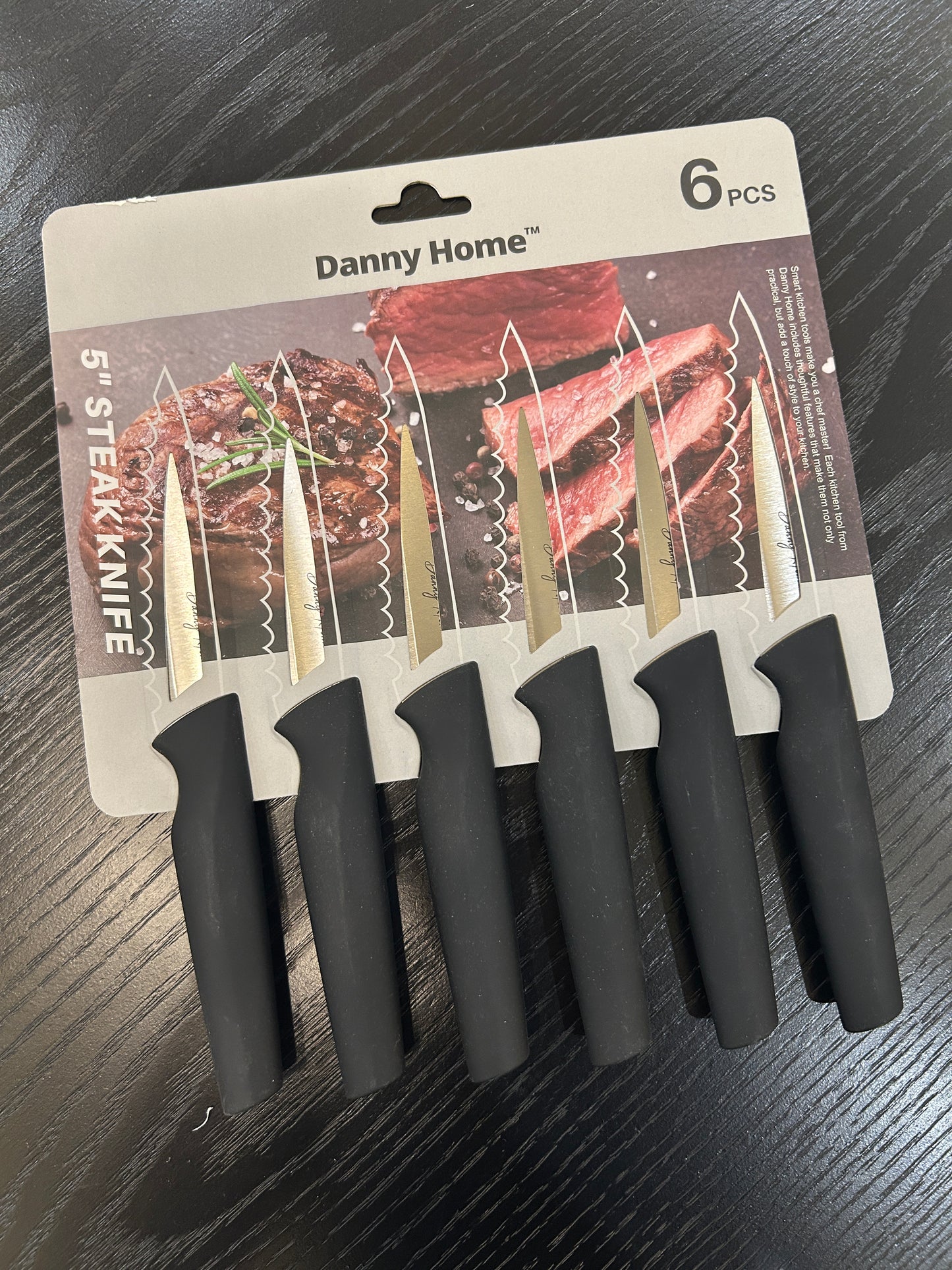 Danny Home Steak Knife Set 6Pcs