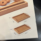 Danny Home Bamboo Tray Set 2Pcs