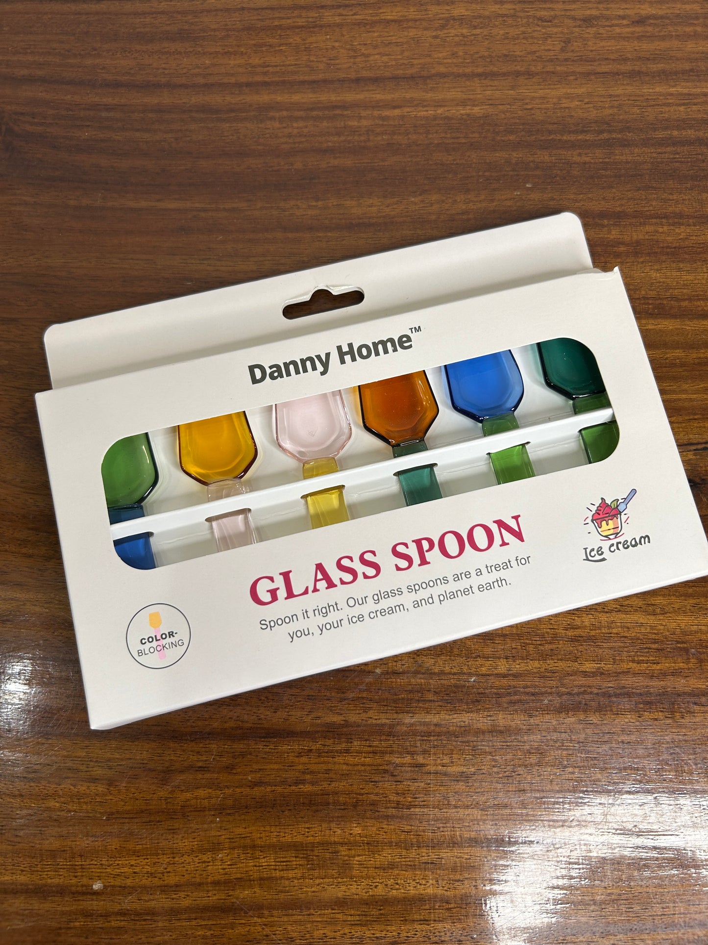 Danny Home Kids Glass Spoon 6Pcs