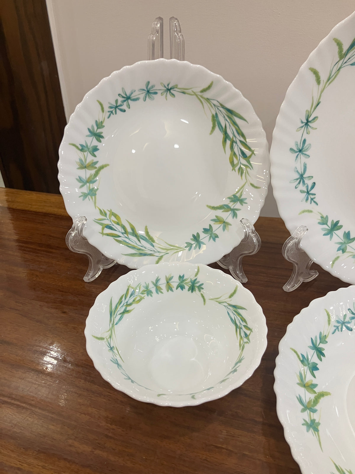 Danny Home Opal Forest Green Dinner Set 24Pcs