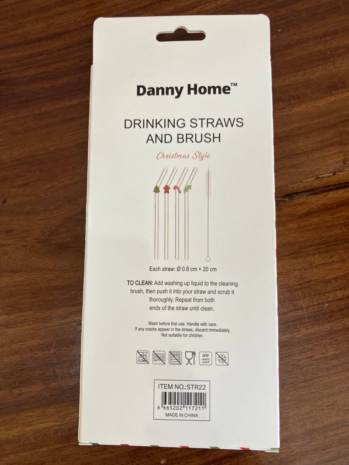 Danny Home Christmas Straw🎄 5Pcs