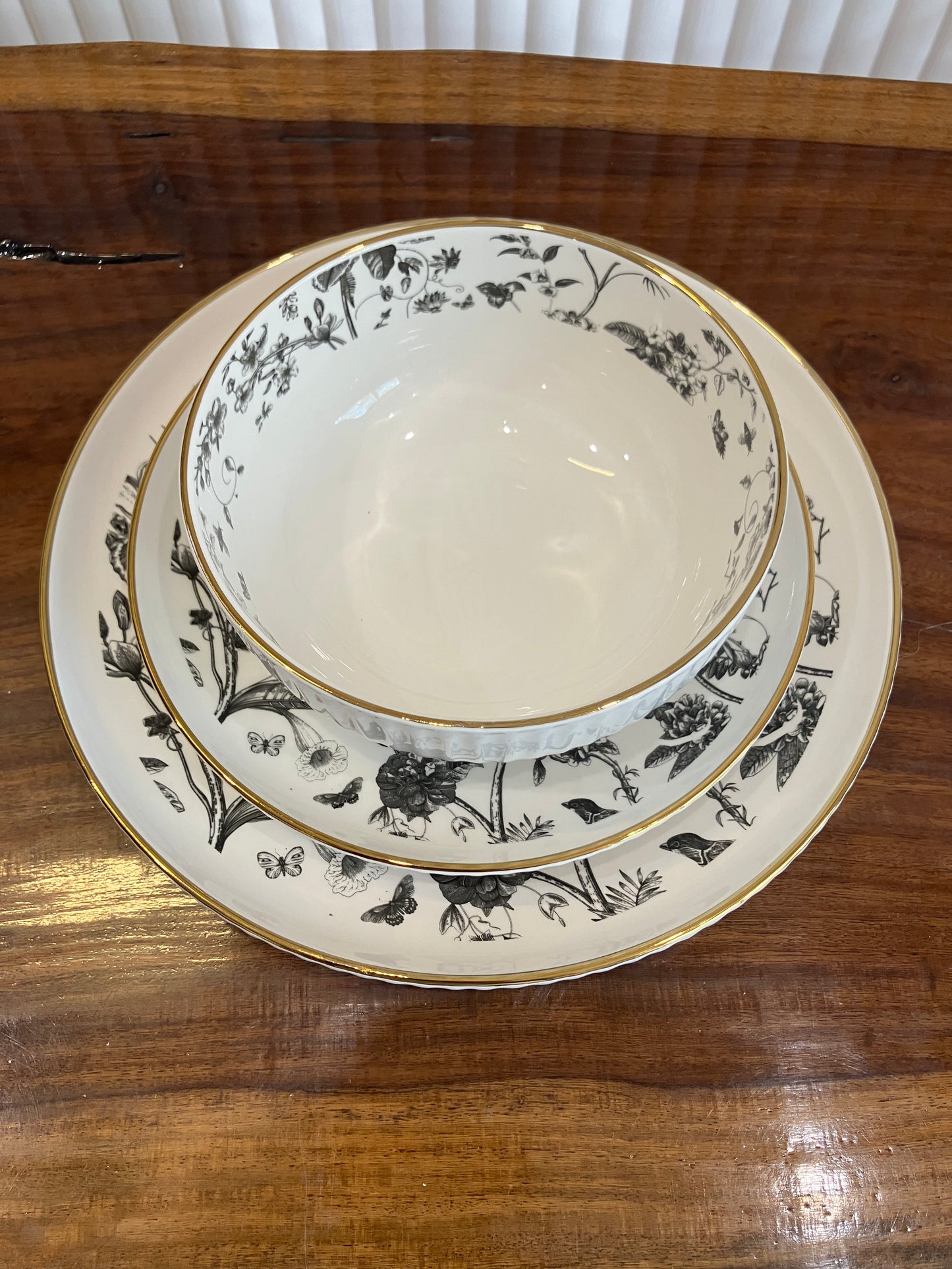 Danny Home Black Gold Breakfast Set 32Pcs