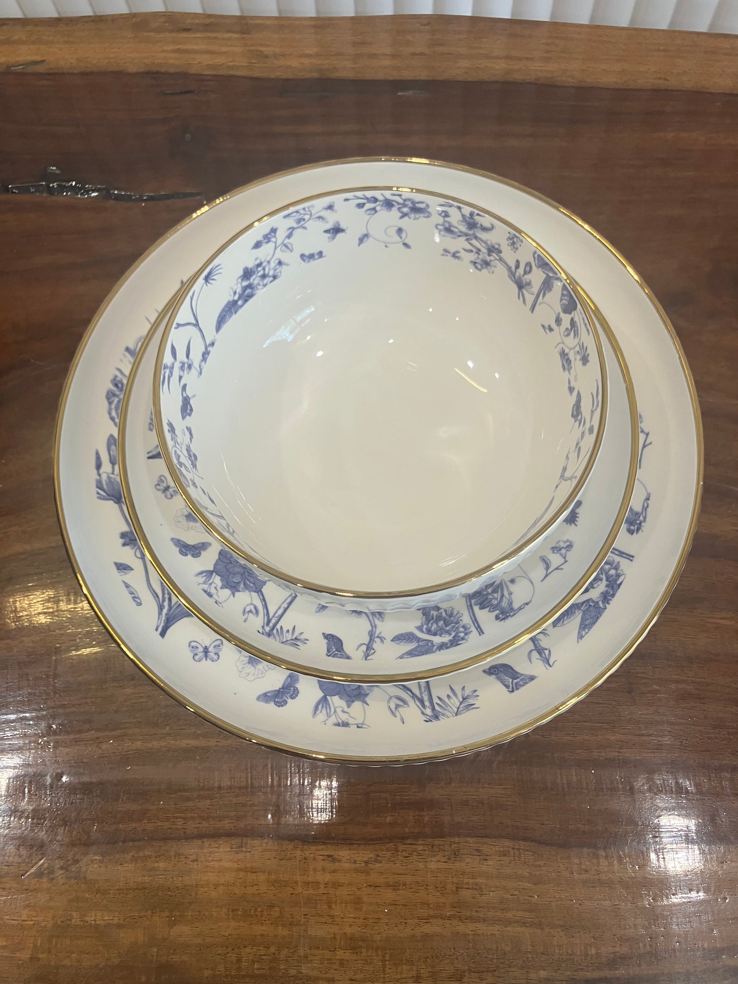 Danny Home Blue Gold Breakfast Set 32Pcs
