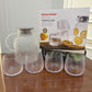 Danny Home Hammered Texture Water Set 5Pcs