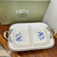 Angela Blue Rose Dish 1Pcs