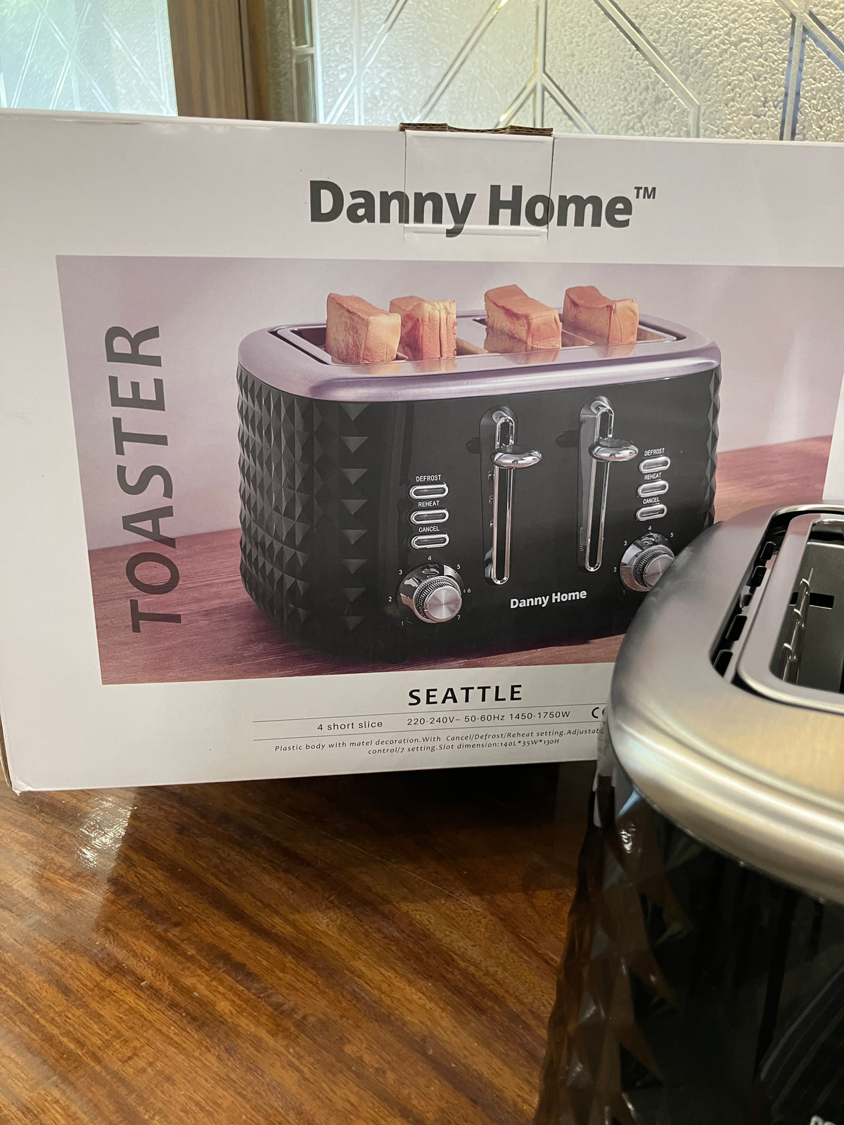 Danny Home Seattle Electric Toaster (4 Slot)