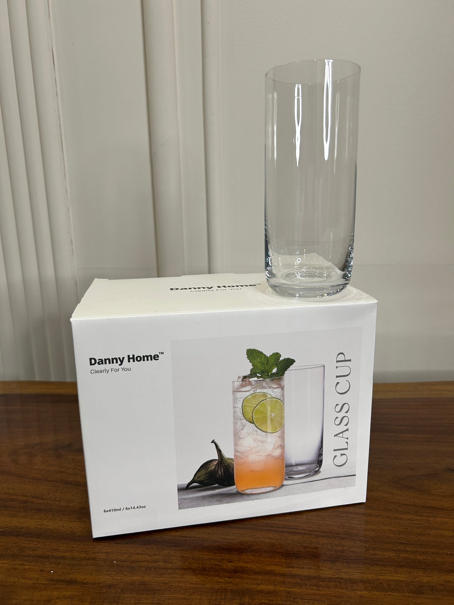 Danny Home Clear Glass 6Pcs (410ml)