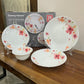 Danny Home Opal Autumn Fall Dinner Set 24Pcs