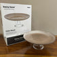 Danny Home Glass Cake Dish Shiny Beige