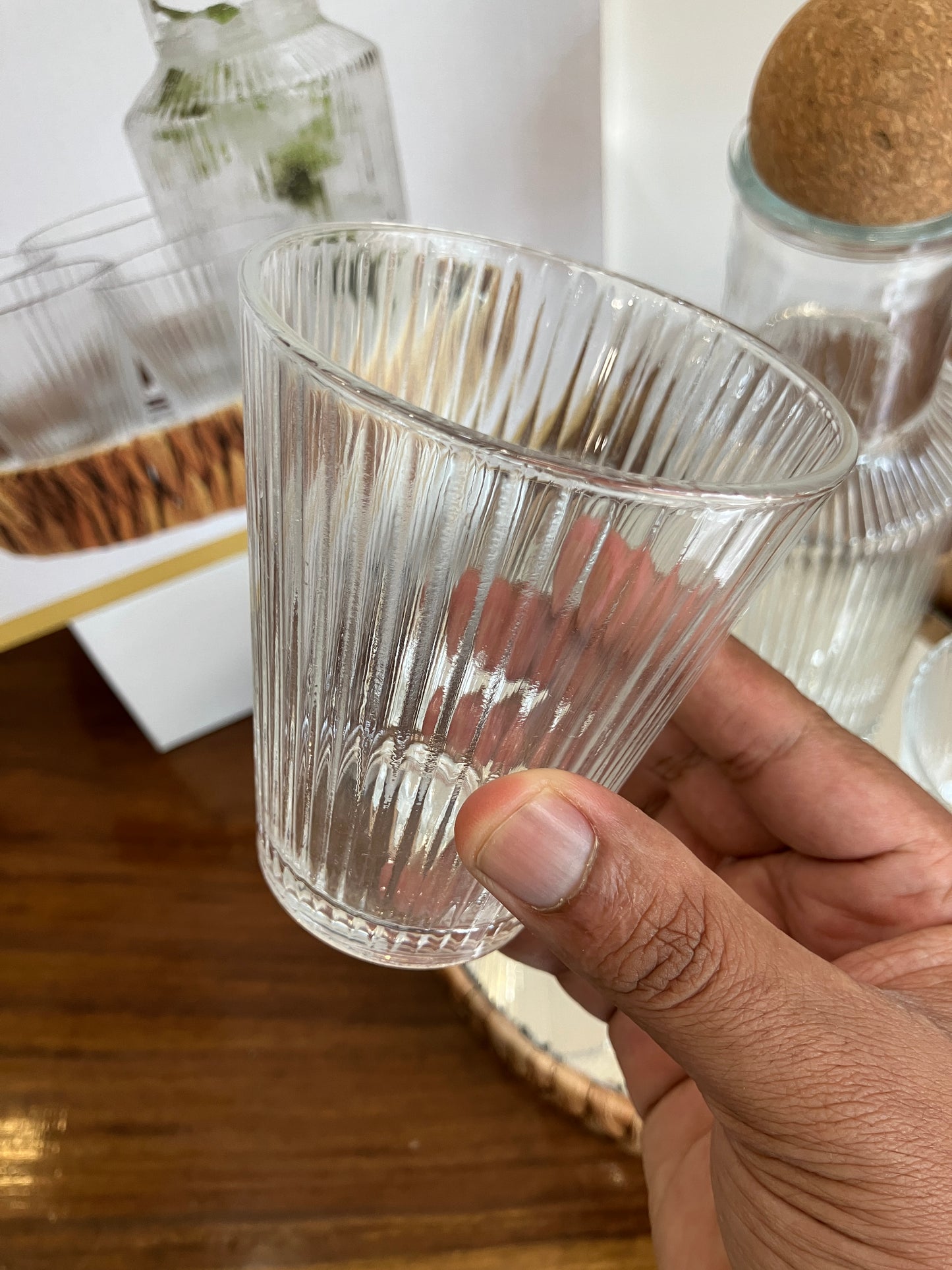 Danny Home Glass Juice Jar Set 6Pcs
