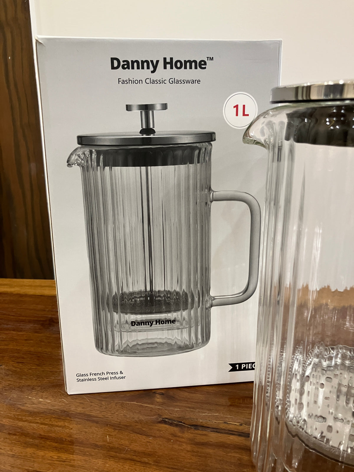 Danny Home Double Walled French Press 1L