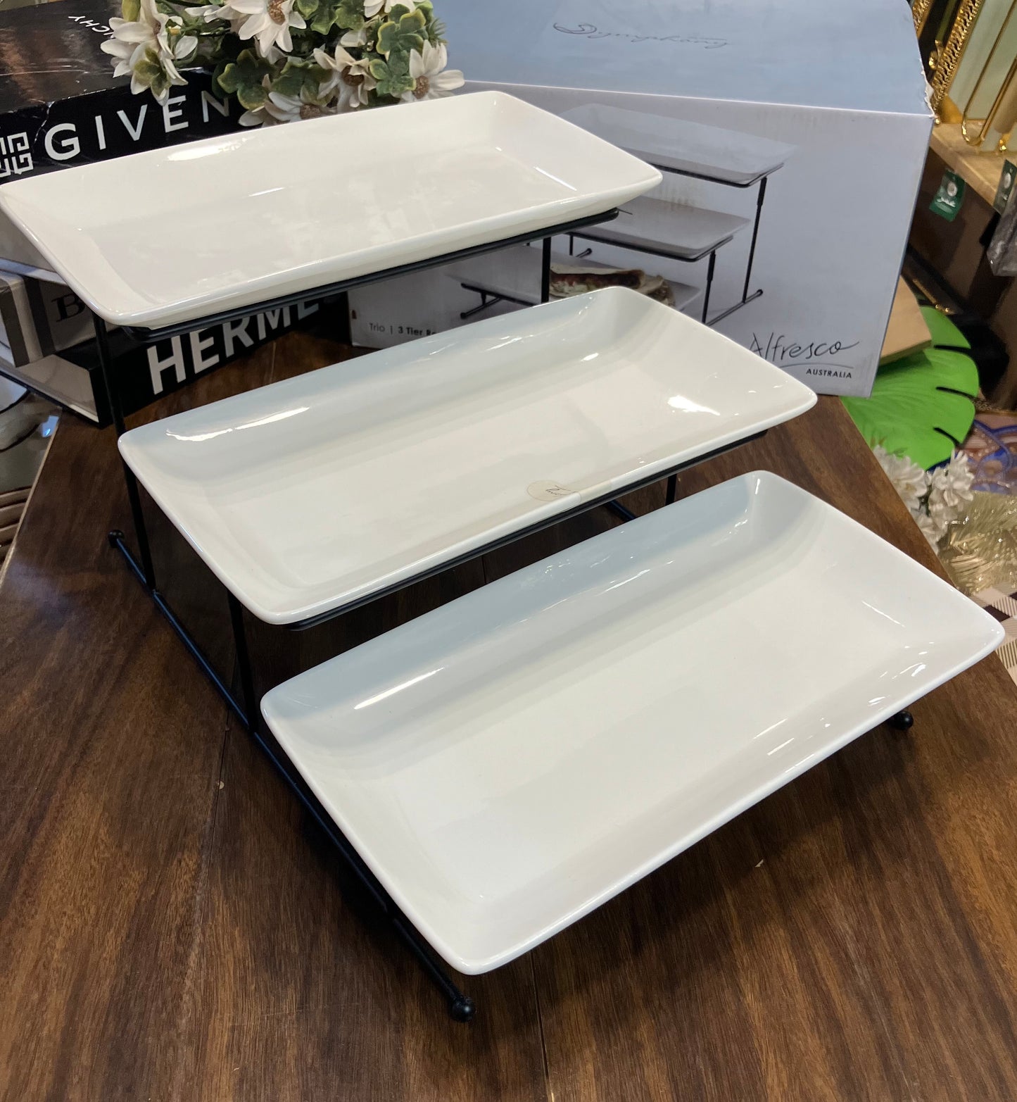 Symphony 3Tier Rectangular Platter Set