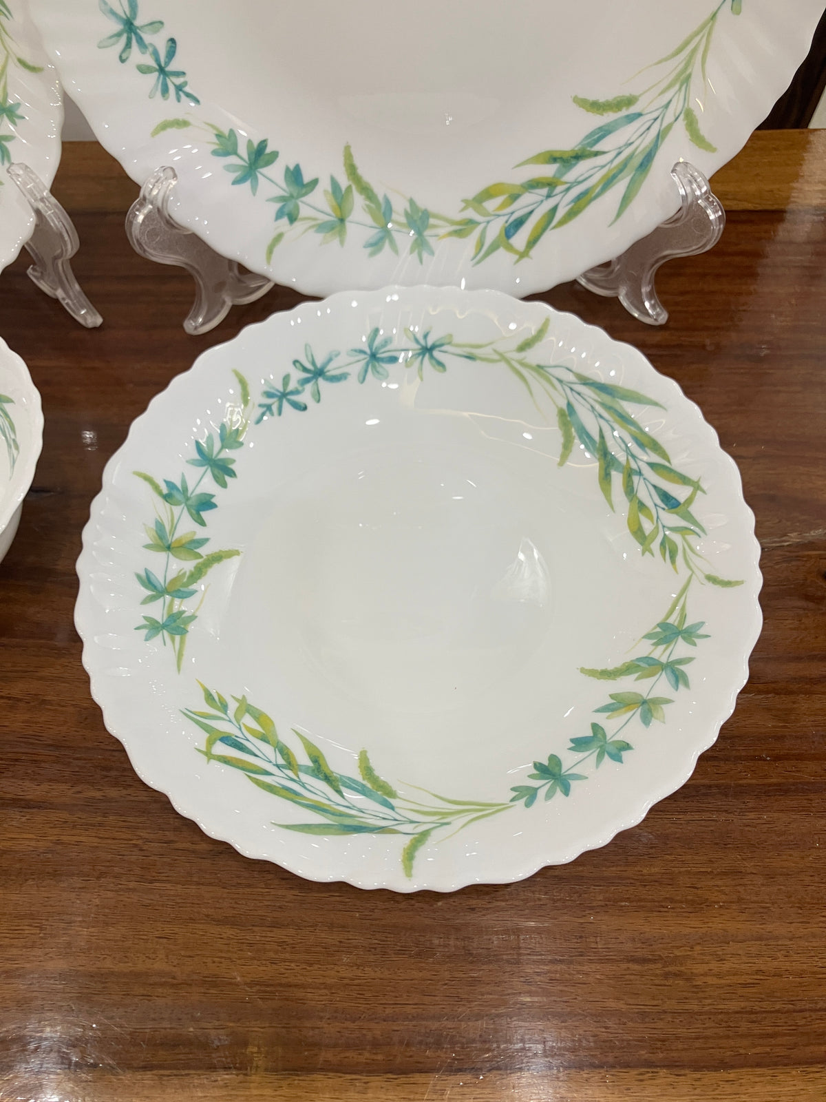 Danny Home Opal Forest Green Dinner Set 24Pcs