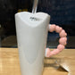 Ceramic Sipper with Straw 1Pcs