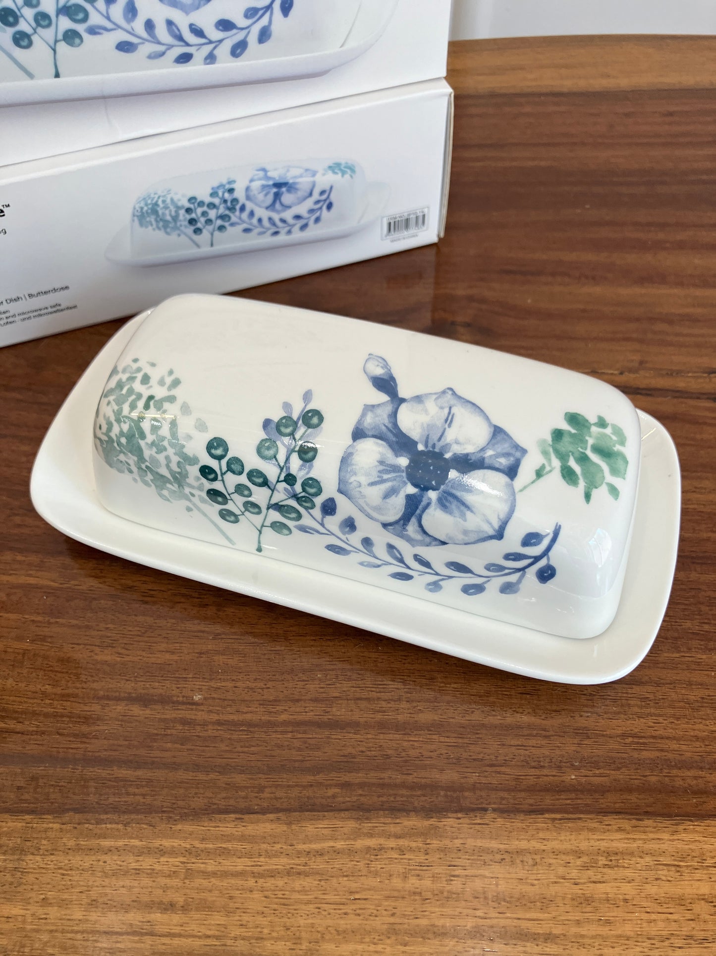 Danny Home Butter Dish Floral 1Pcs