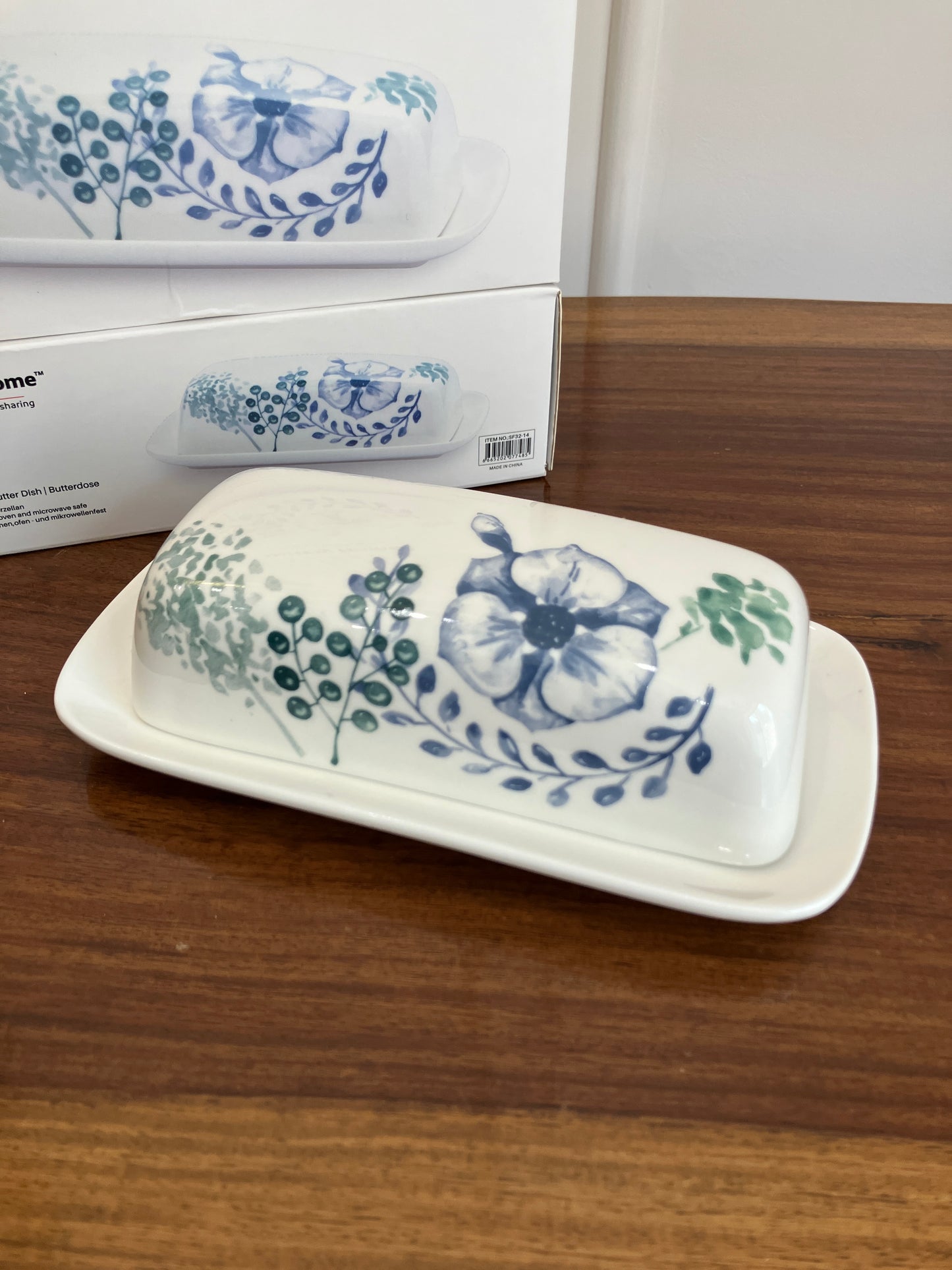 Danny Home Butter Dish Floral 1Pcs