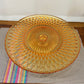 Danny Home Large Glass Cake Stand Golden