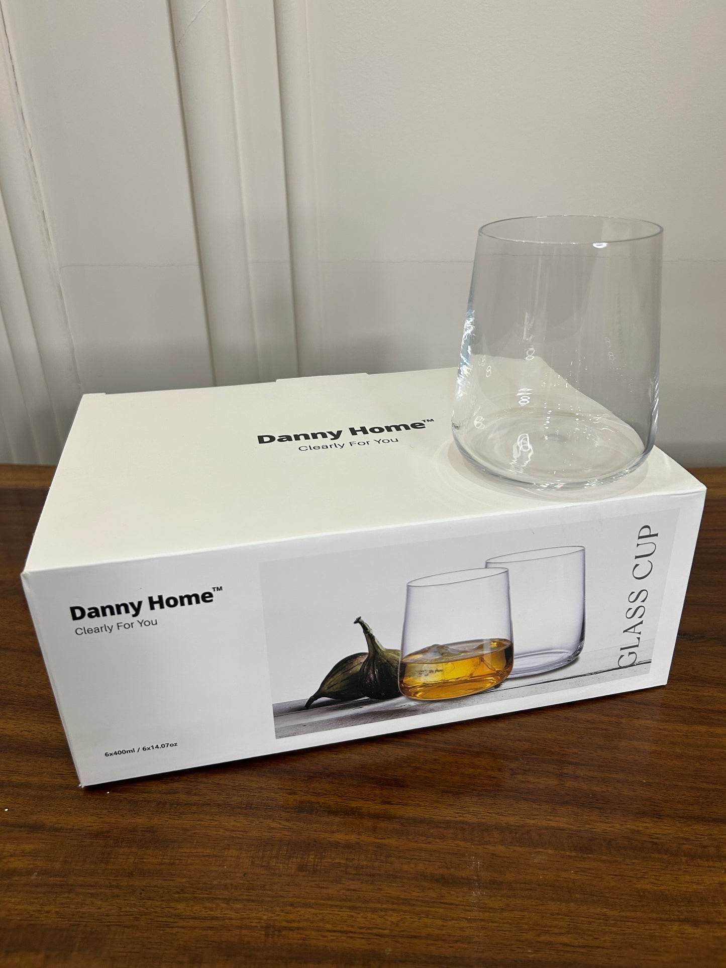 Danny Home Clear Glass 6Pcs (400ml)