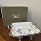 Angela Blue Rose Porcelain Dish 1Pcs
