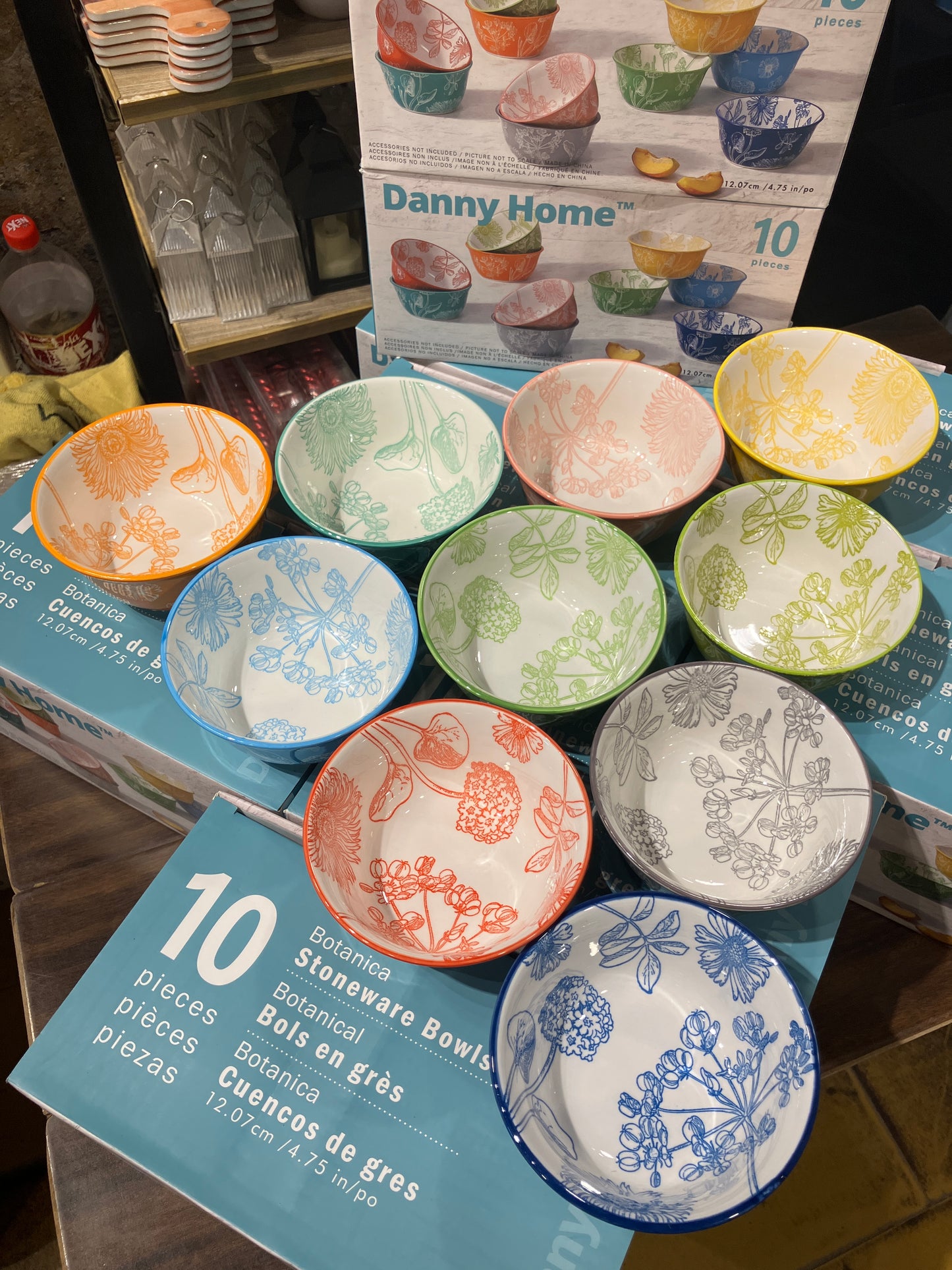 Danny Home Porcelain Sweet Bowl 10Pcs