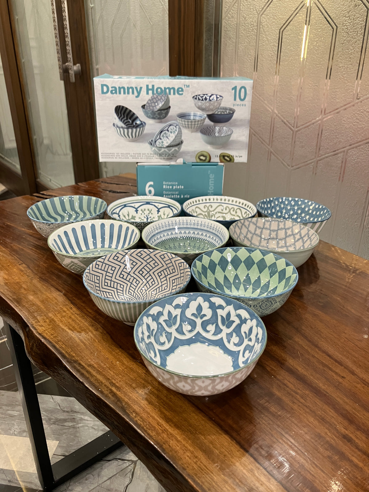 Danny Home Sea Green Sweet Bowl 10Pcs