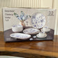 Danny Home Blue Gold Breakfast Set 32Pcs