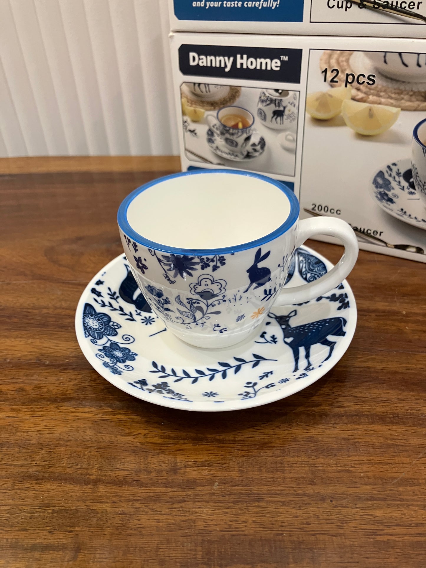 Danny Home Cup Saucer Set 6Pcs