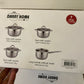 Danny Home Stainless Steel Cookware Set 7Pcs
