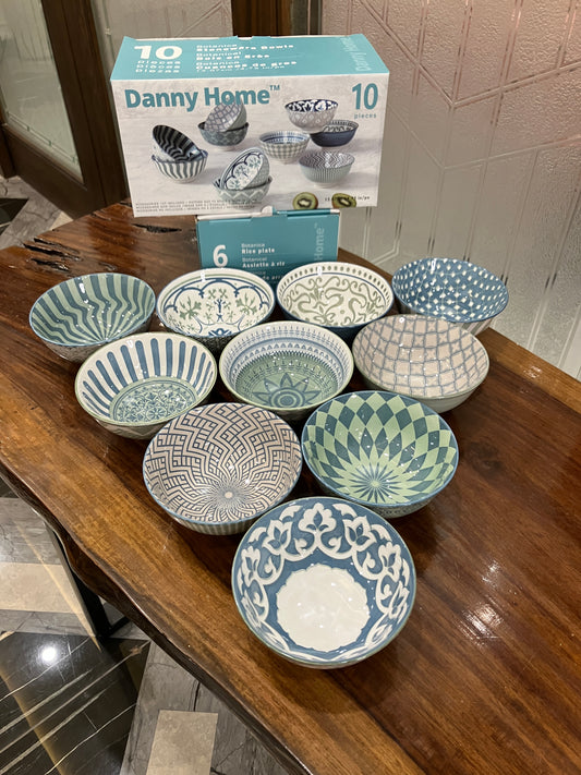 Danny Home Sea Green Sweet Bowl 10Pcs