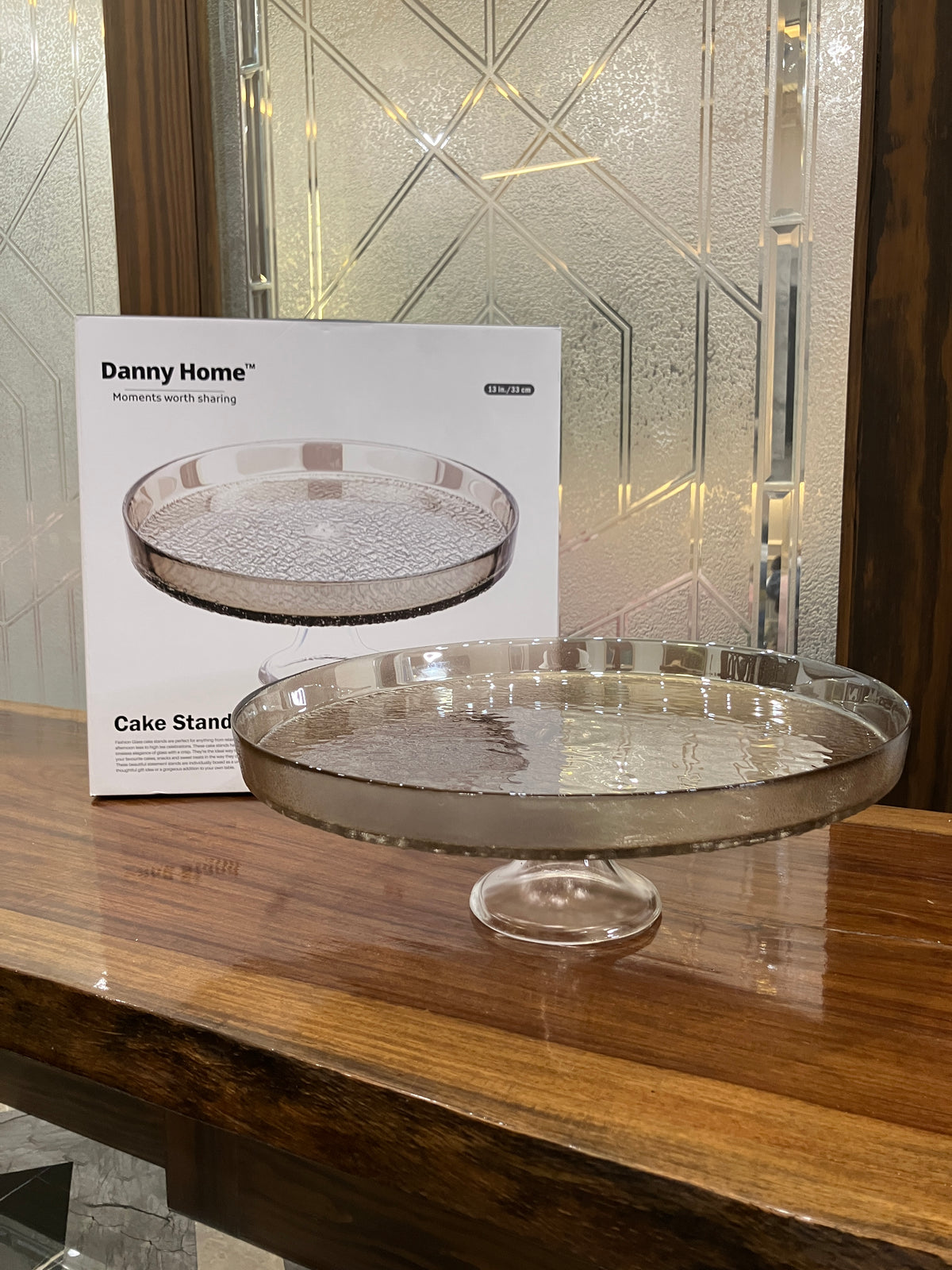 Danny Home Glass Cake Dish