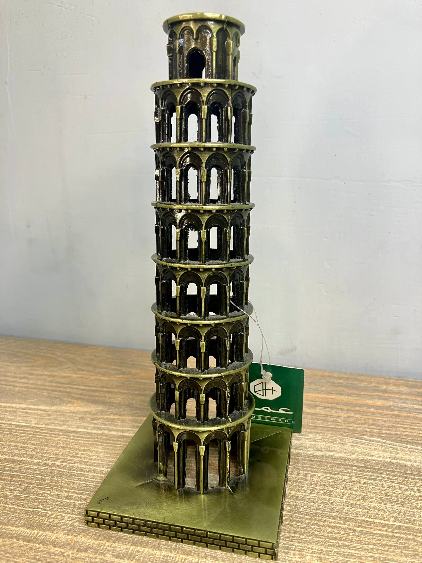 Leaning Tower Of Pisa Model Home Decor Metal Craft