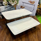 Symphony 2 Tier Rectangular Platter Set