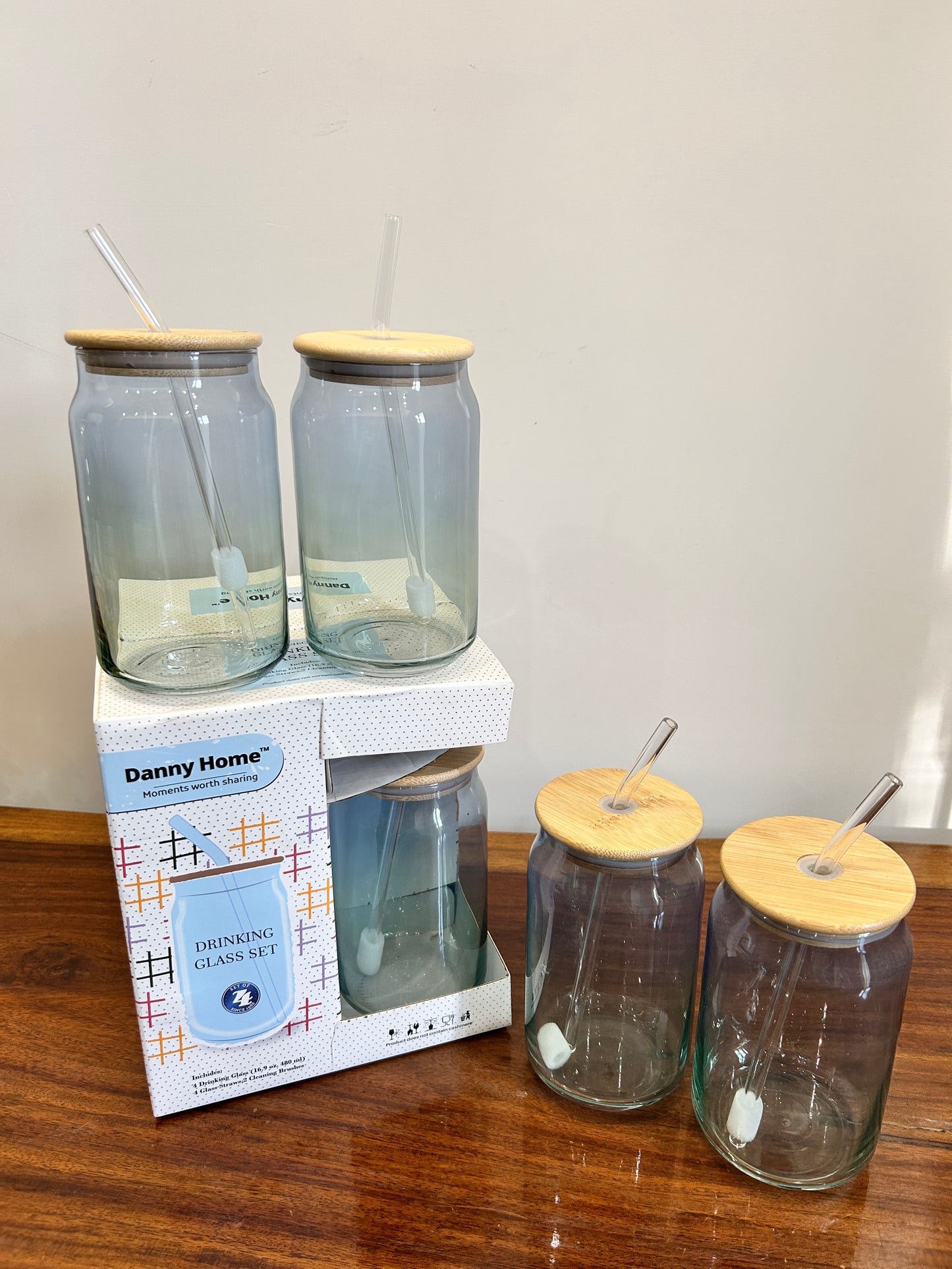 Danny Home Sipper Sea Green 4Pcs