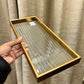 Golden Acrylic Tray Lines 1Pcs