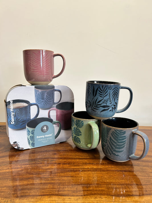 Danny Home Multi Mugs 4Pcs