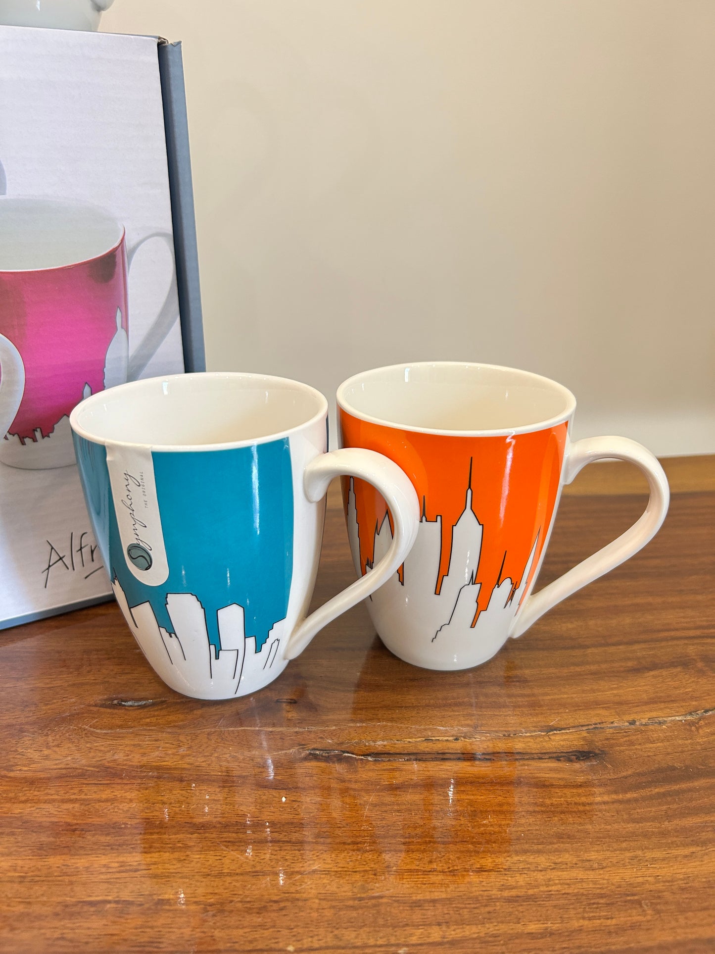 Symphony Bright City Mugs 4Pcs