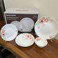 Danny Home Opal Plate Flower Set 24Pcs