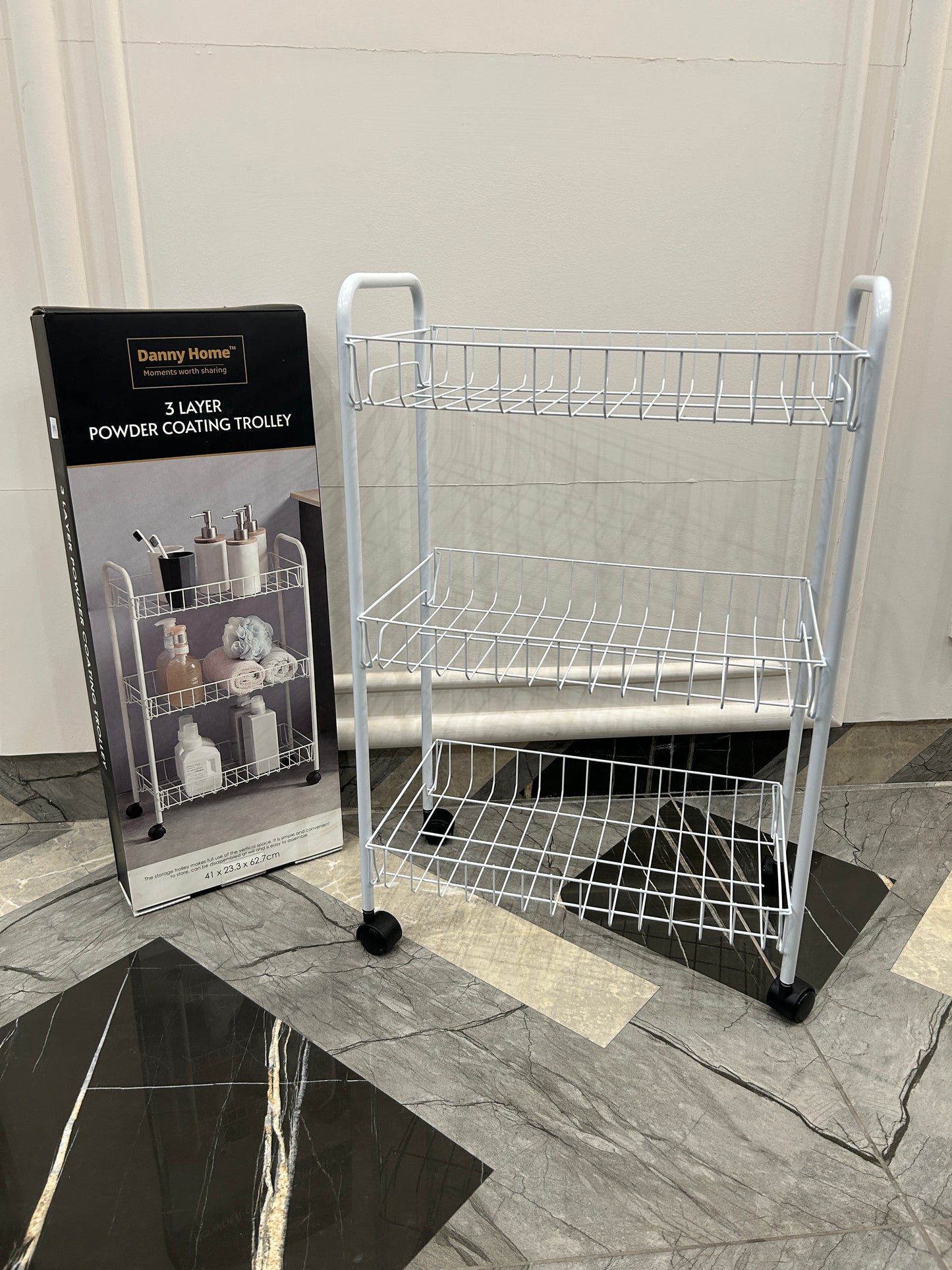 Danny Home 3 Layer Storage Trolley