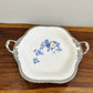 Angela Blue Rose Dish 1Pcs