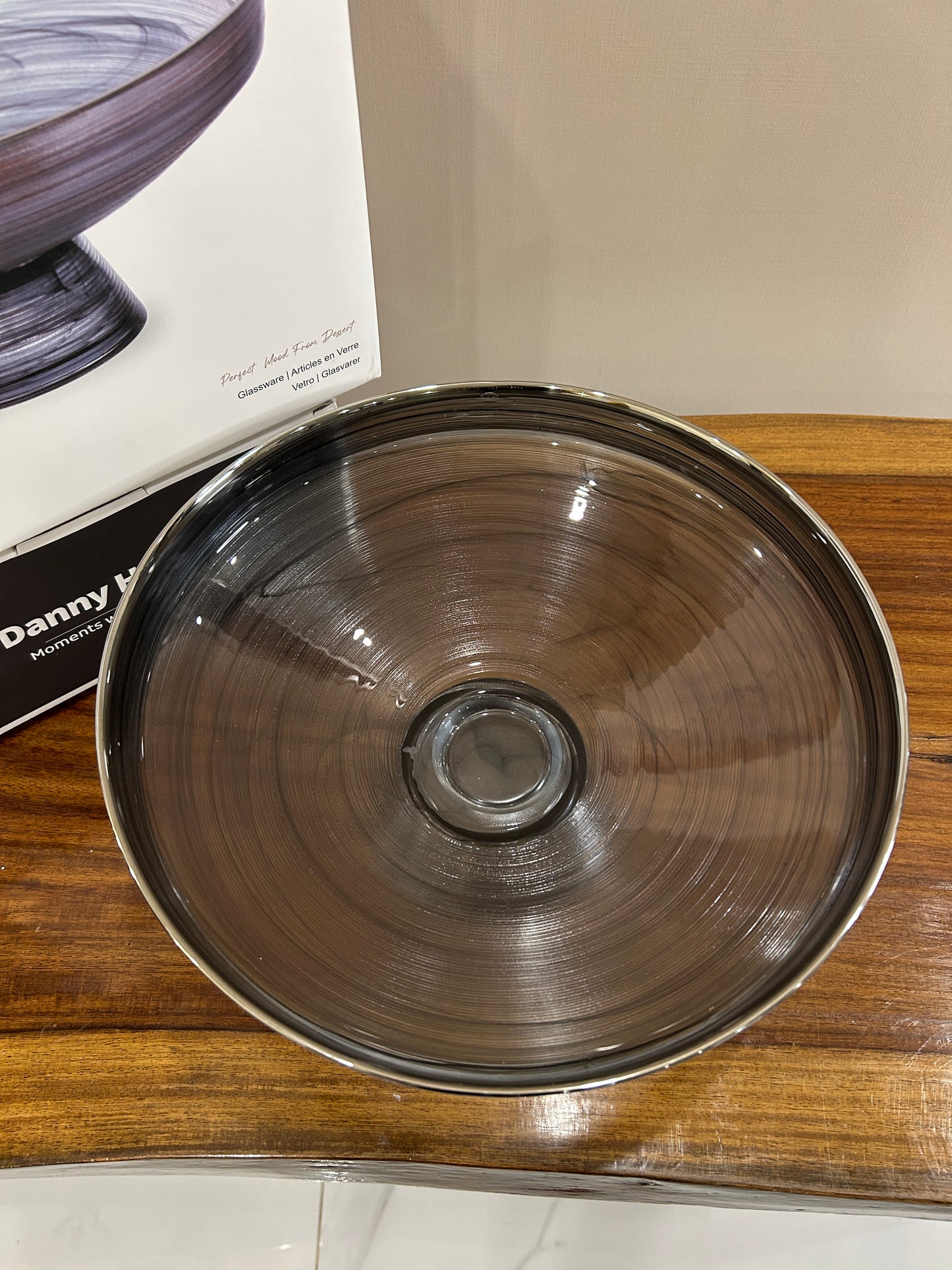 Danny Home Eclipse Glass Fruit Plate (Large)