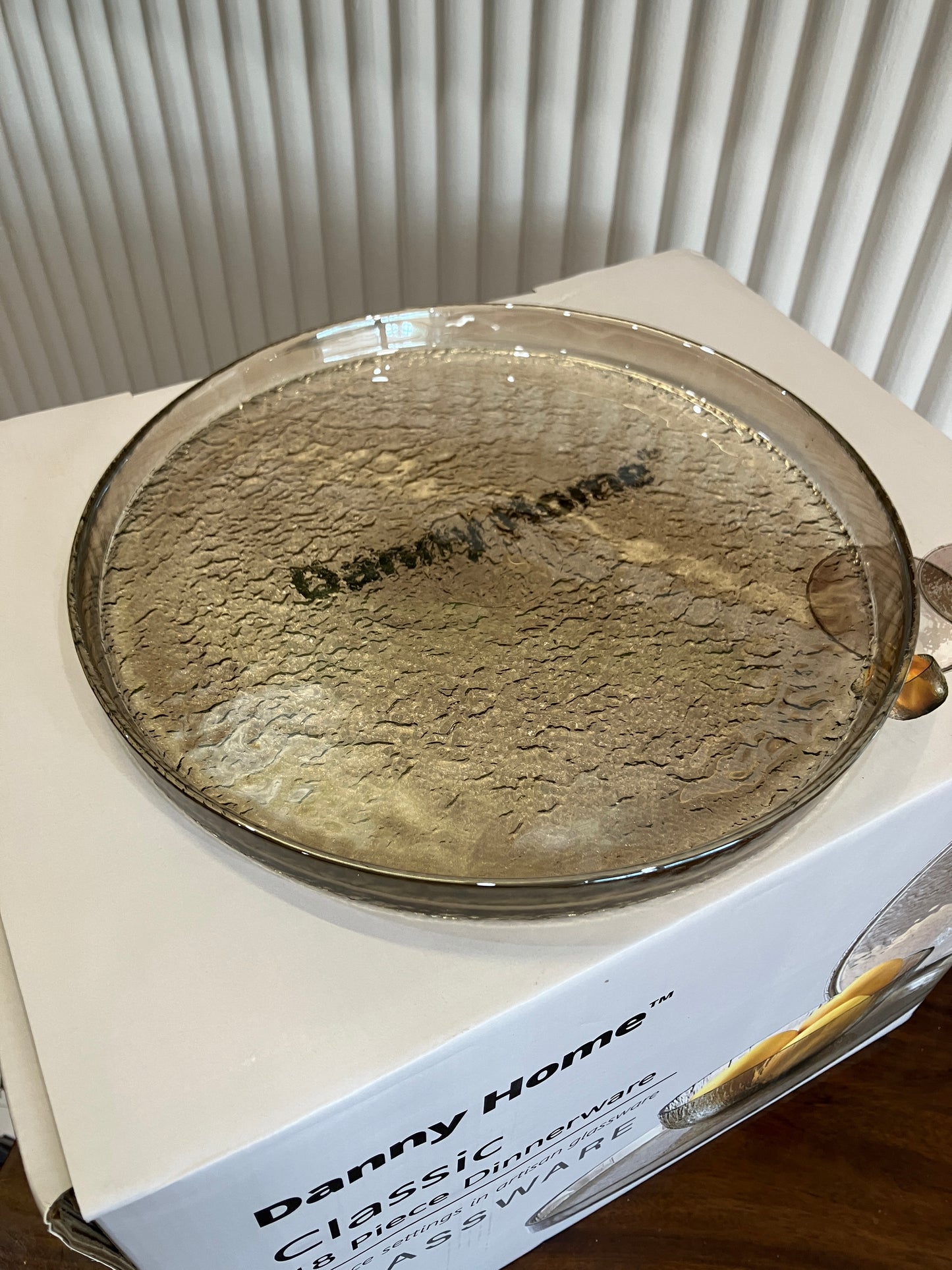 Danny Home Premium Glass Plate Set 18Pcs