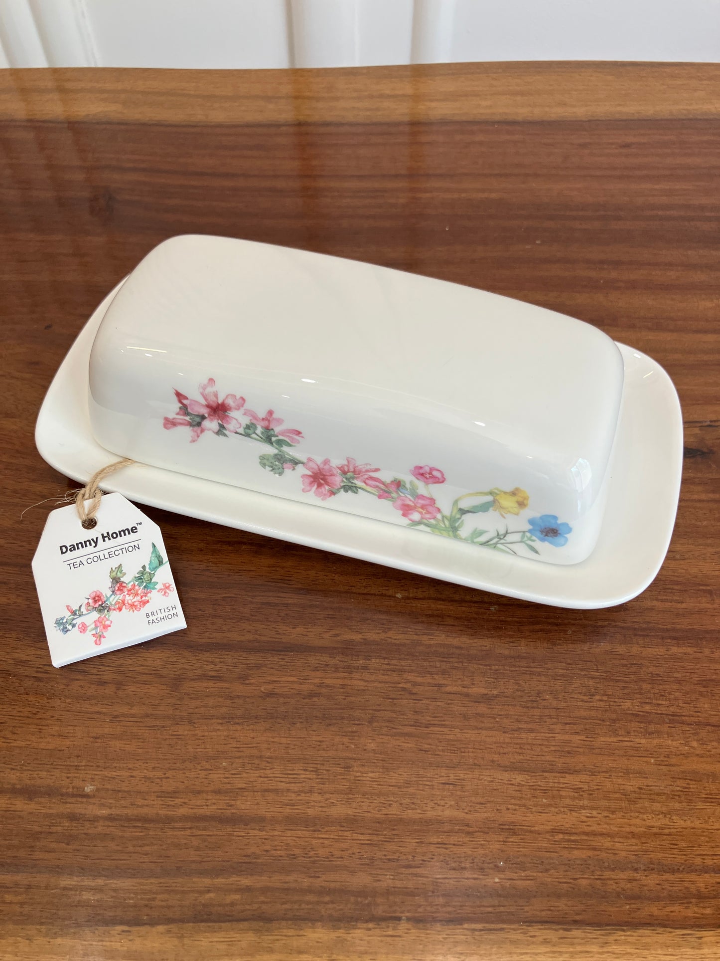 Danny Home Butter Dish Floral 1Pcs