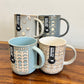 Danny Home Calligraphy Mugs 4Pcs