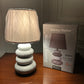 Danny Home Grey Stone Ceramic Lamp 1Pcs