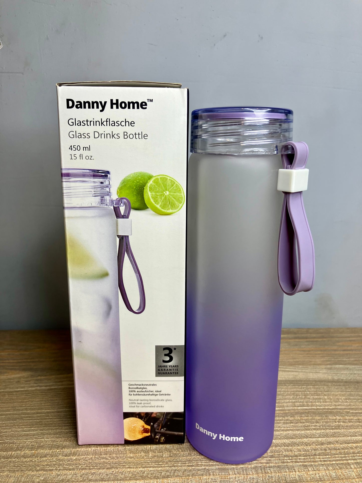 Danny Home Glass Drink Water 1Pcs