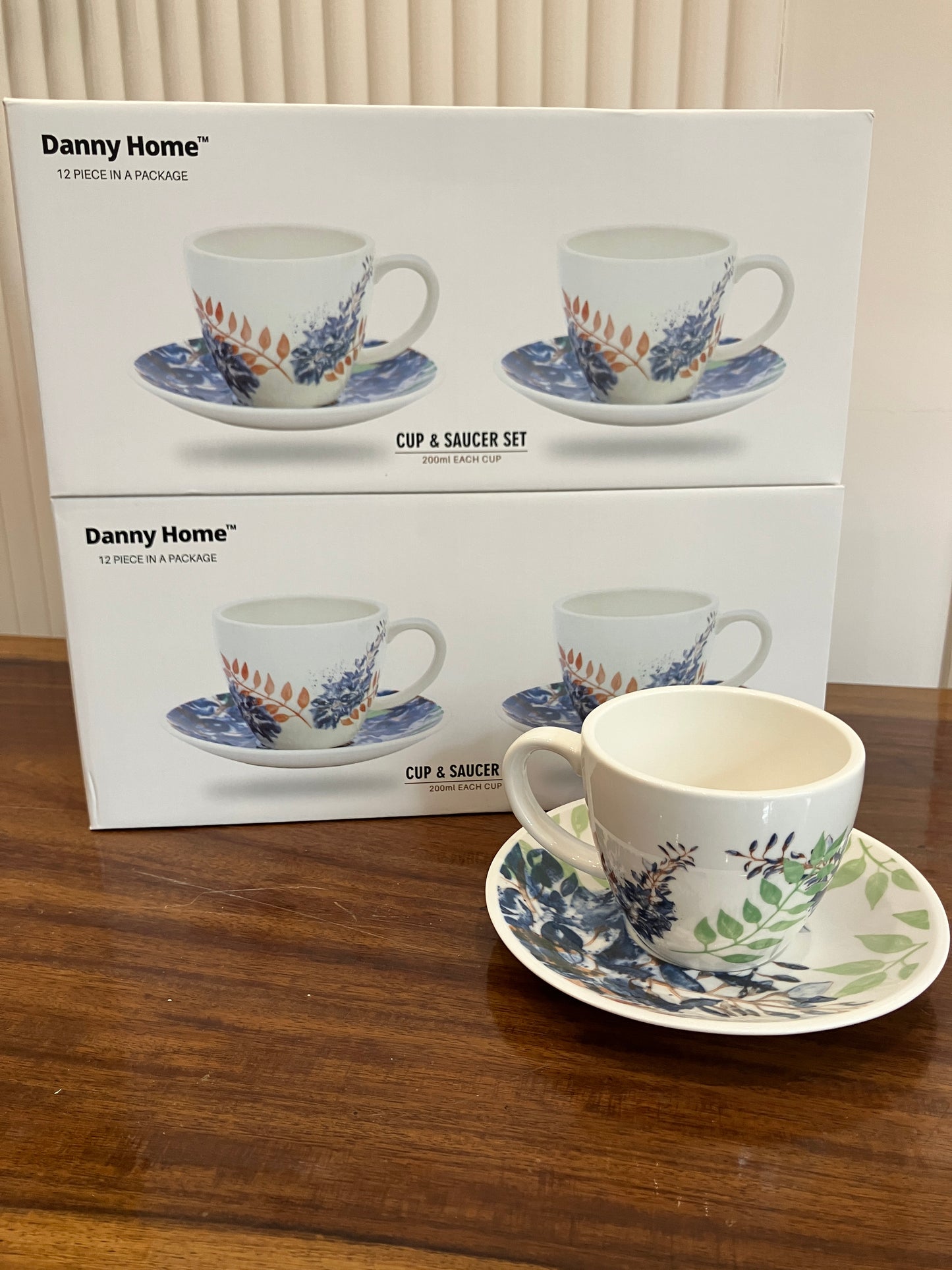 Danny Home Cup Saucer Set 6Pcs