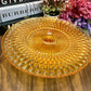 Danny Home Large Glass Cake Stand 1Pcs